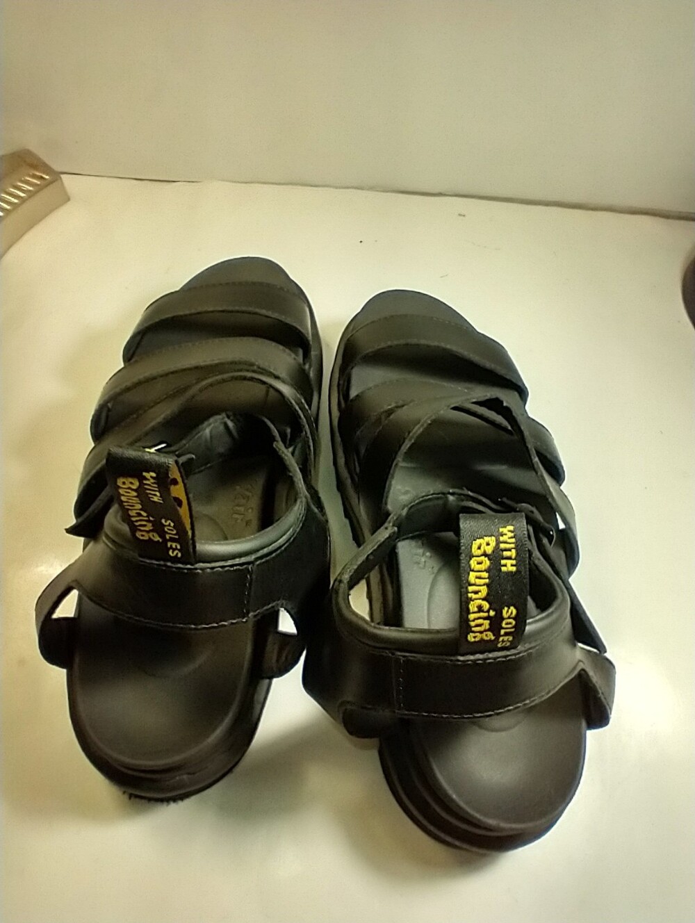 Dr. Martens Blaire Athena Black Leather Strap Sandals Women's sz 9. - Picture 9 of 12